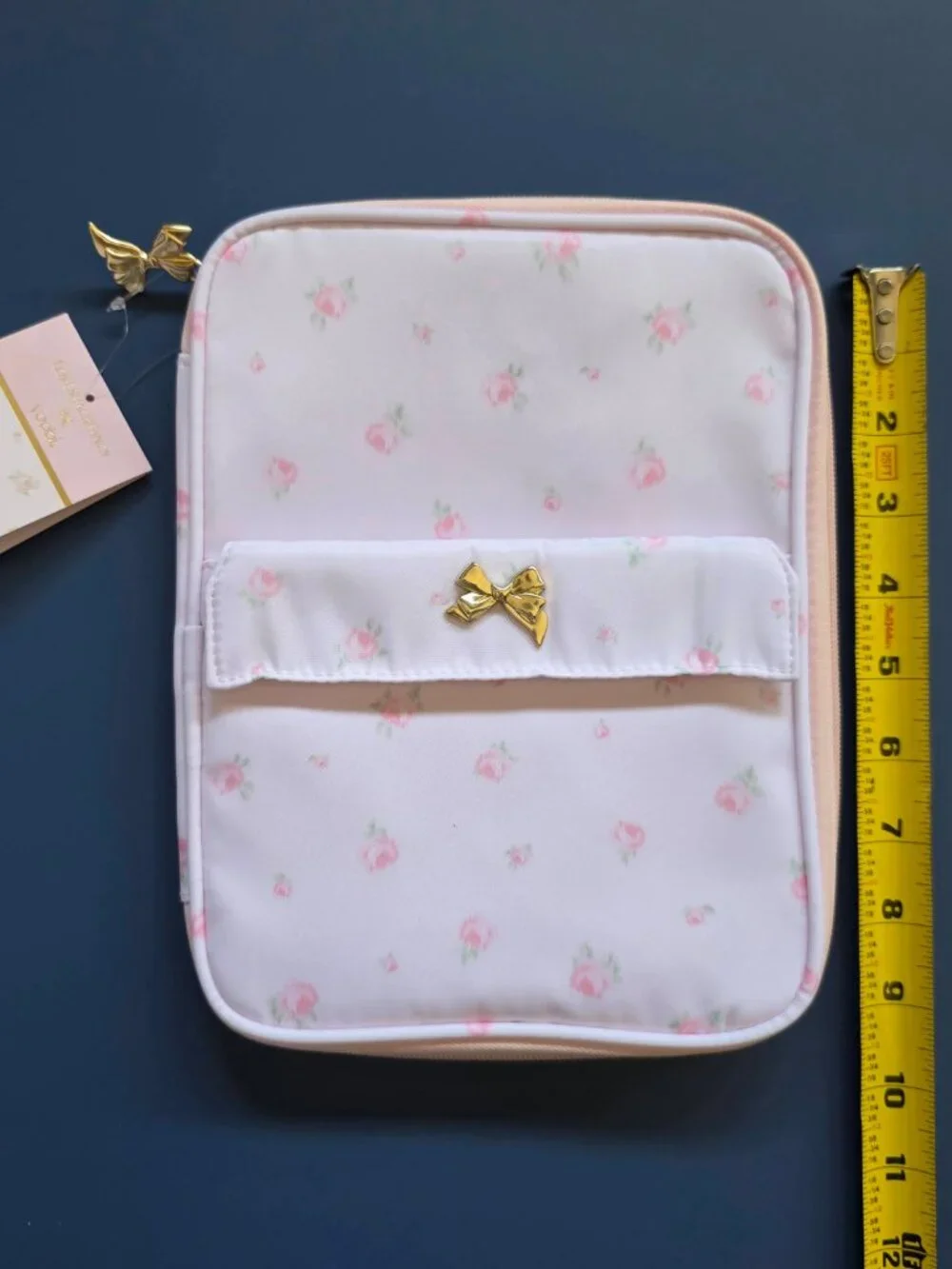 LoveShackFancy Target Heirloom Ditsy pink lunch bag organizer binder notebook